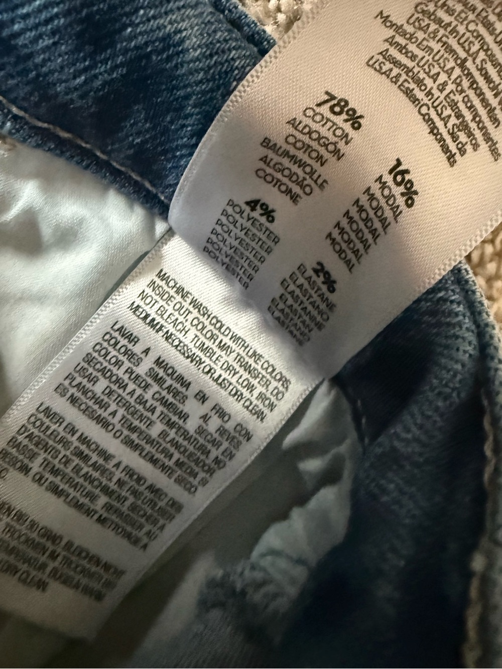 MOTHER The Hustler Ankle Fray Bootcut Jeans Grasping At Straws Denim Women’s 27 - Picture 13 of 14